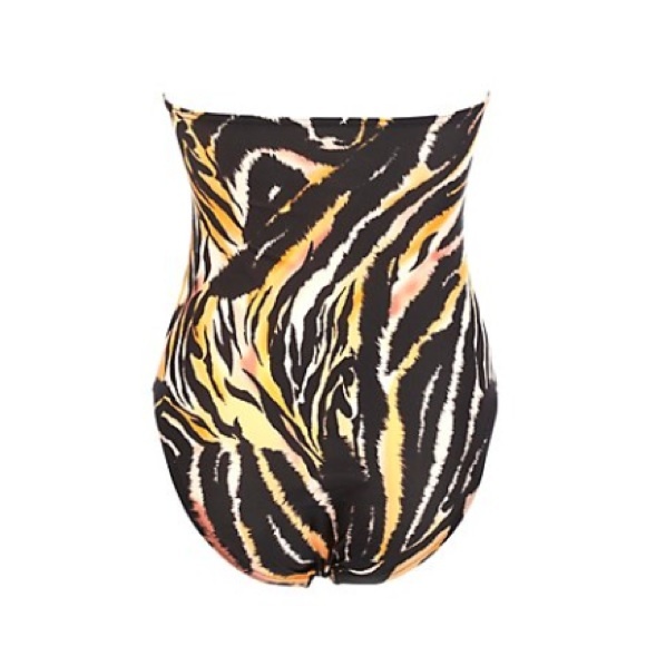 SALE! NWT Charlotte Russe Tiger Print One-Piece Swimsuit - Small - Picture 3 of 4